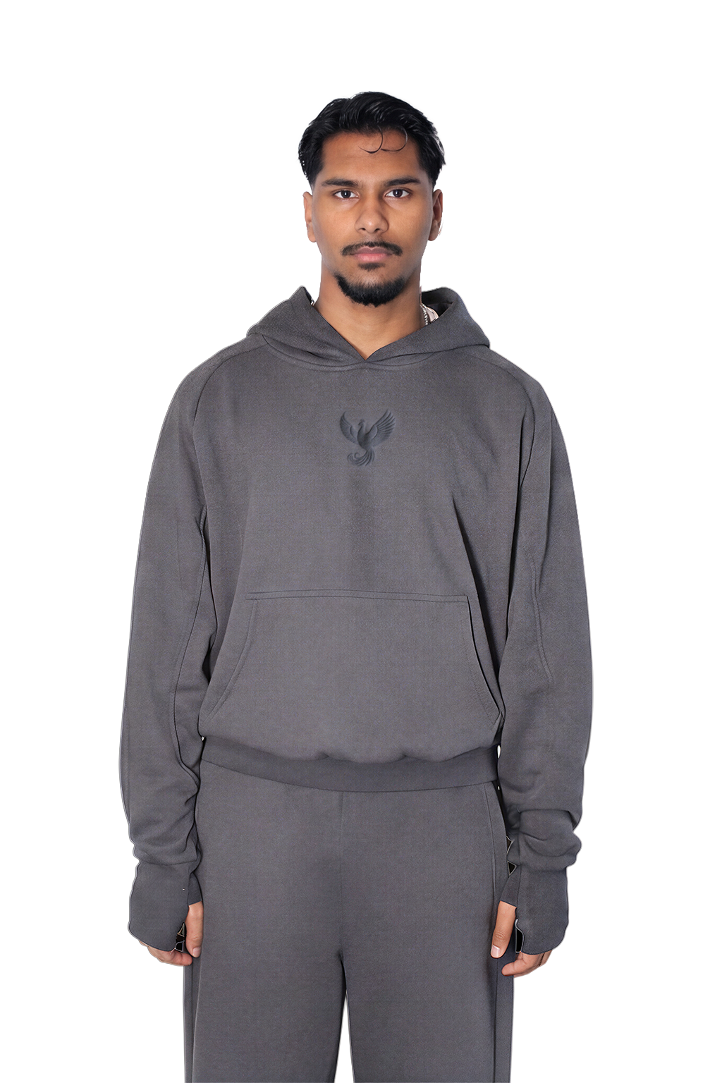 'BASED V2' Hoodie Grey