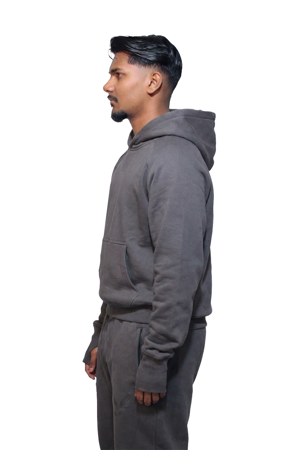 'BASED V2' Hoodie Grey